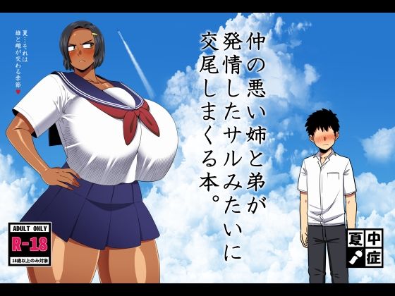 仲の悪い姉と弟が発情したサルみたいに交尾しまくる本。夏中症  エロ画像642957