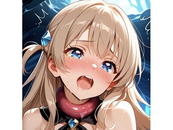守る力を失い、抵抗できず締め落とされる茶髪ヒーラー 絡みつく触手の支配 編Pudding Art  エロ画像751976