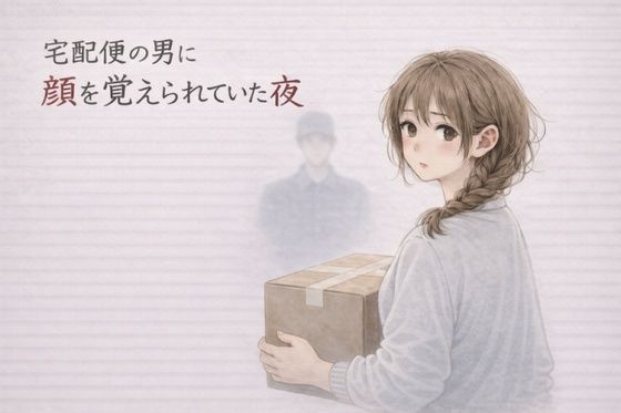 宅配便の男に顔を覚えられていた夜 ―受け取るだけのはずが―夜の灯る部屋  エロ画像754035